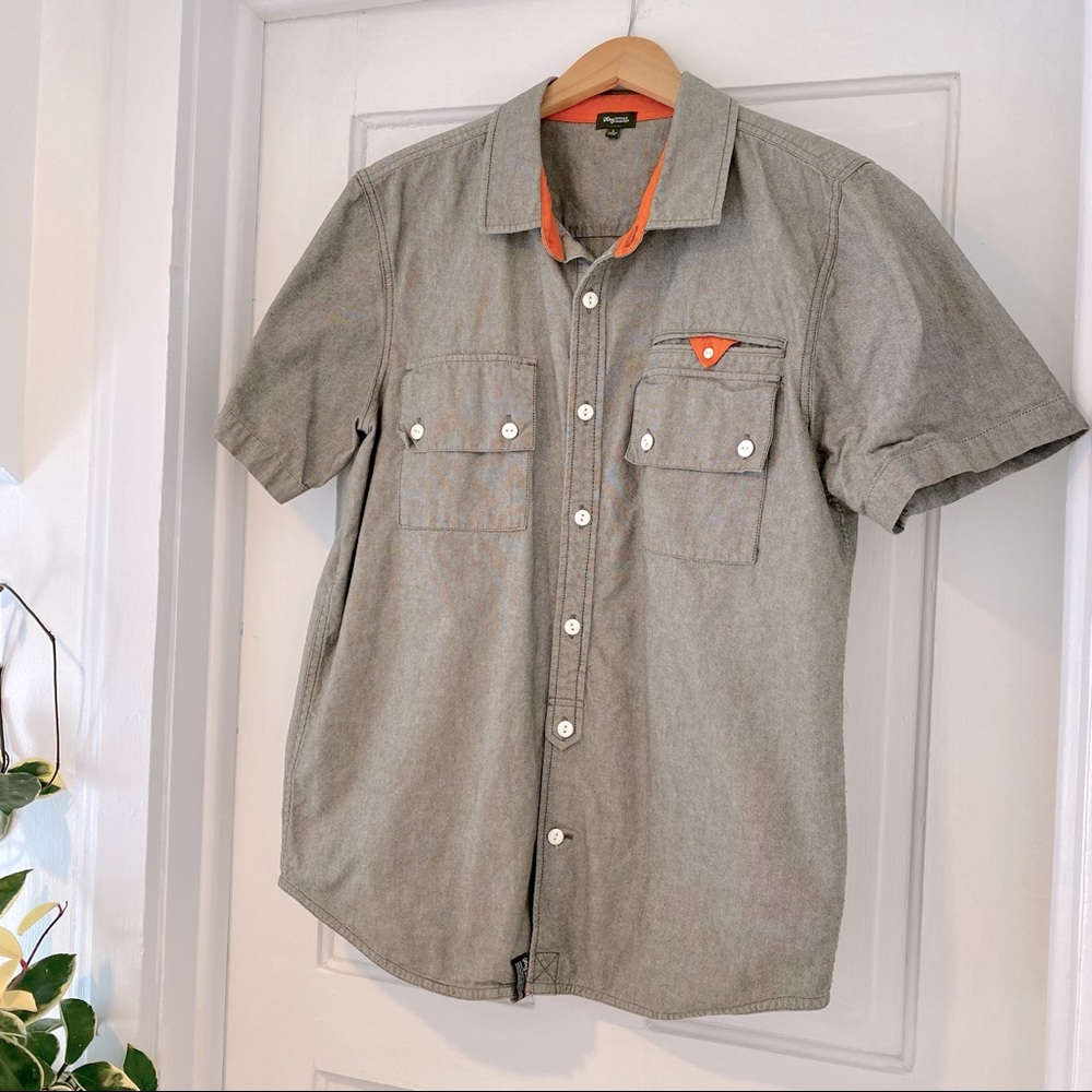 Lrg Brand Men’s Short Sleeve Button Down NWOT